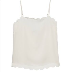 Banana Republic Scalloped Essential Camisole SZ S